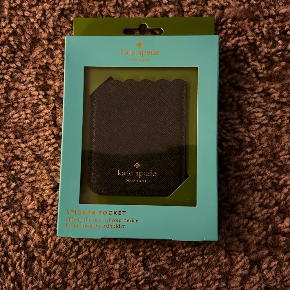 Kate Spade sticker pocket